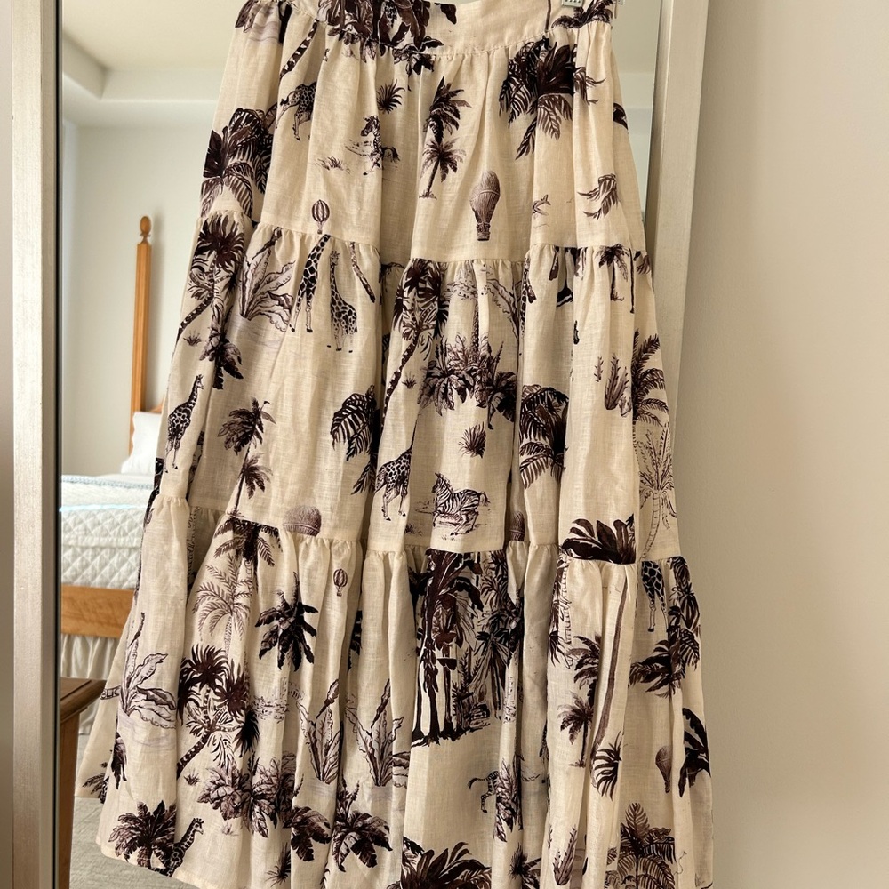 Cute 3 tiered Midi Skirt